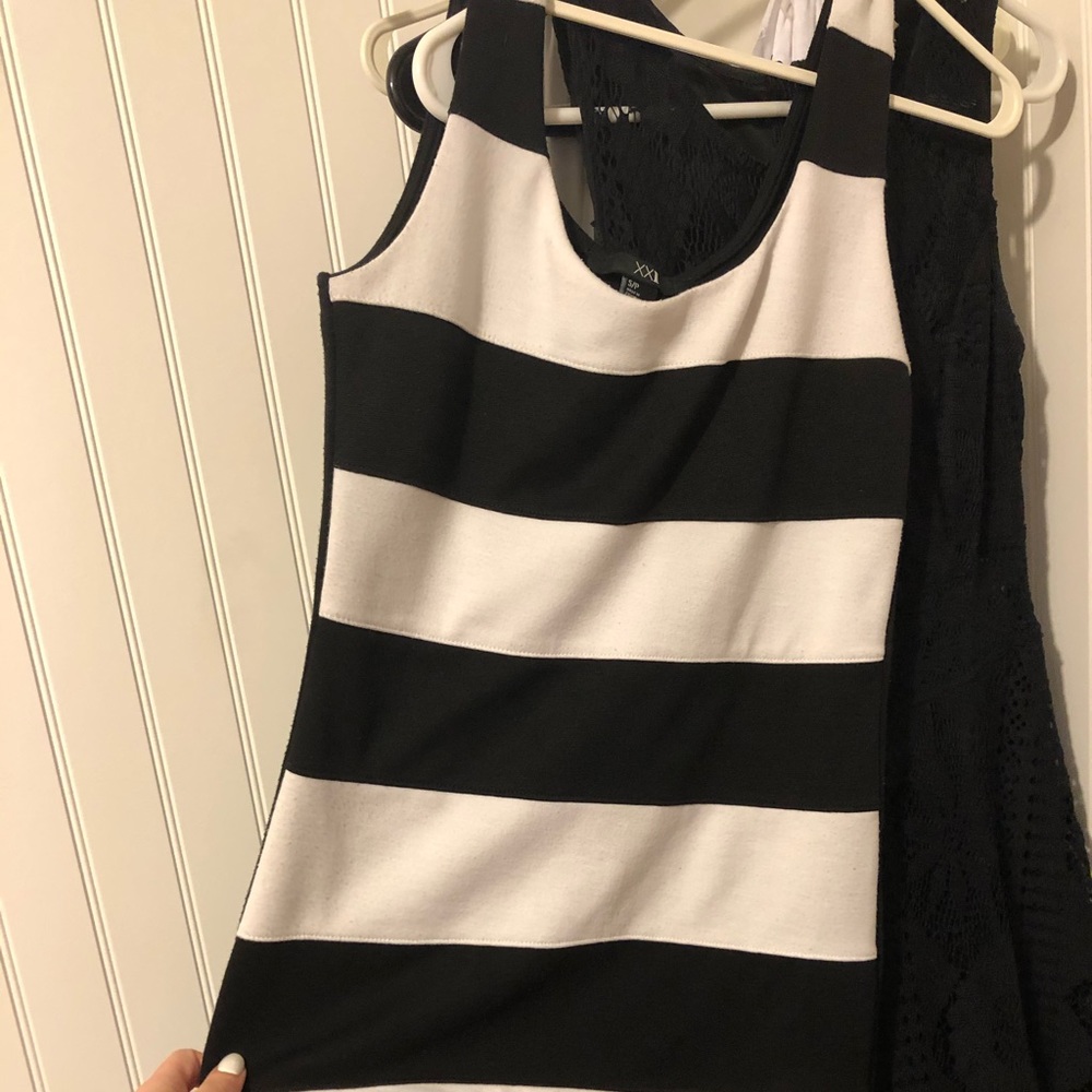 NEW Stripped mini dress w/ free gift